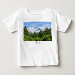 Camiseta Para Bebê Kenai Fjords Snowy Mountains Toddler T-shirt