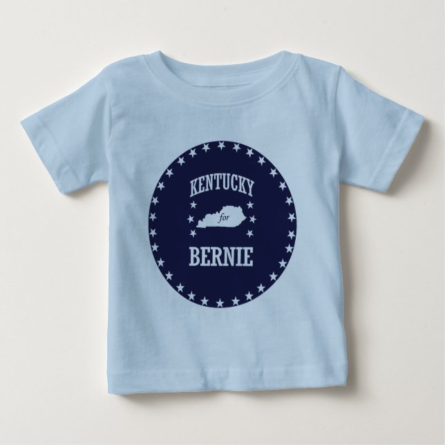 CAMISETA PARA BEBÊ KENTUCKY PARA MÁQUINAS DE LIXAR DE BERNIE (Frente)
