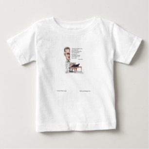 Camiseta Para Bebê Kerr/London James Joyce & Inglês é Tortura Citação