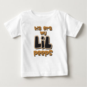 Camiseta Para Bebê Kia Ora minhas espreitadelas de LIL