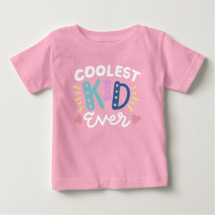 Camiseta Para Bebê Kid Mais Legal Nunca