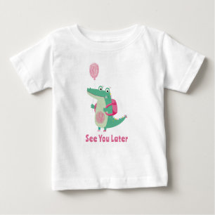 Camiseta Para Bebê Kids Alligator T-Shirt