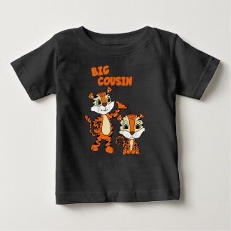 Camiseta Para Bebê Kids big cousin boy tiger
