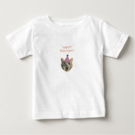 Camiseta Para Bebê Kids Birthday Party Dinosaur Fun Design
