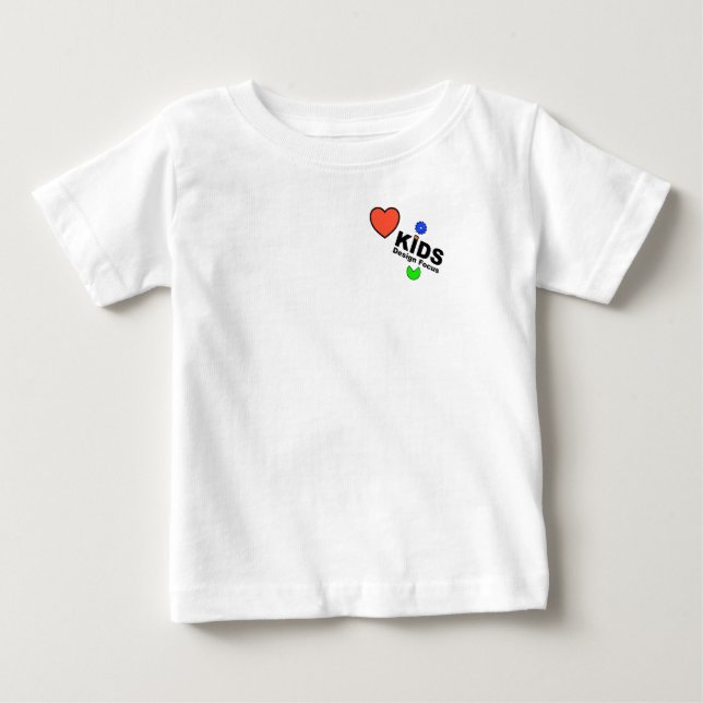 Camiseta Para Bebê Kids Love (Frente)