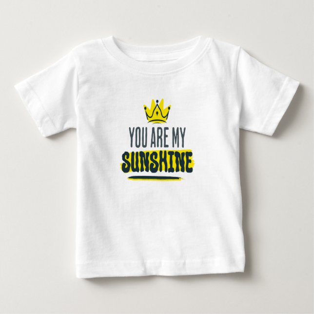 Camiseta Para Bebê Kids "You Are My Sunshine" T-Shirt | Toddler Sun G (Frente)