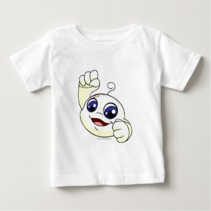 Camiseta Para Bebê Kiko White