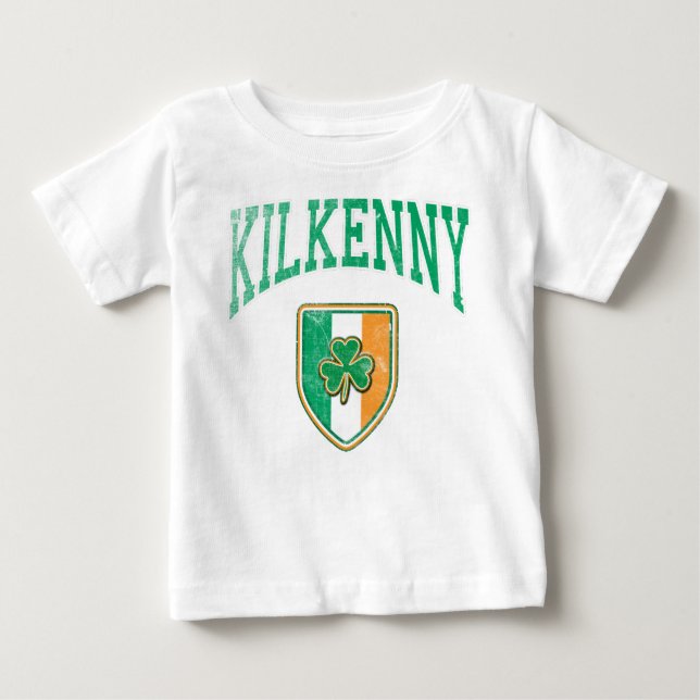 Camiseta Para Bebê KILKENNY Irlanda (Frente)