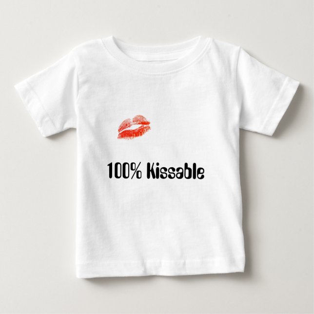 Camiseta Para Bebê Kissable 100% (Frente)