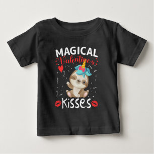 Camiseta Para Bebê Kisses de Namorados mágico