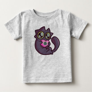 Camiseta Para Bebê KitKat Ama Você - O Alaska Cat Cafe