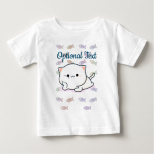 Camiseta Para Bebê Kitten Cheeky Estilo Kawaii