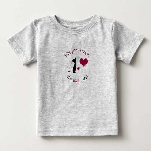 Camiseta Para Bebê kittyinNY vestuário para bebês (Frente)