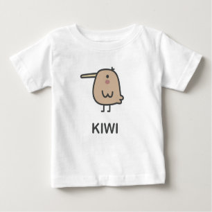 Camiseta Para Bebê Kiwi