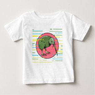 Camiseta Para Bebê Kiwi da Nova Zelândia