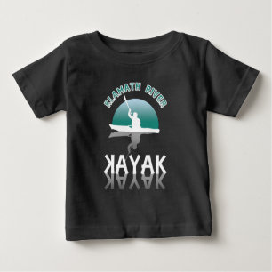 Camiseta Para Bebê Klamath River California - Kayak
