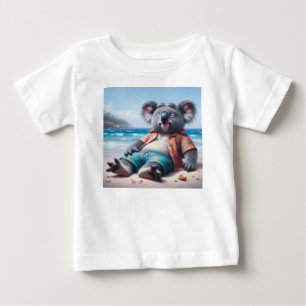 Camiseta Para Bebê Koala Beach