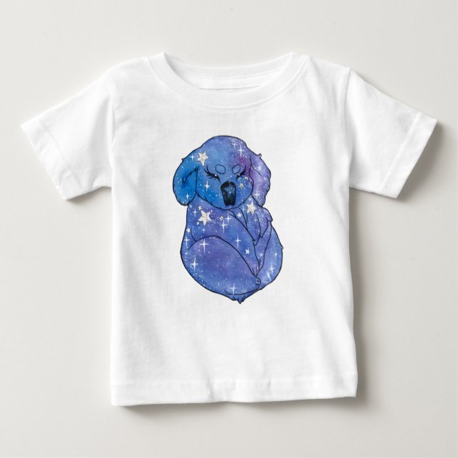 Camiseta Para Bebê Koala chamado Seven (Frente)