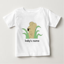 Camiseta Para Bebê koala infantil no t-shirt do eucalipto