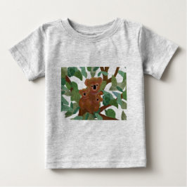 Camiseta Para Bebê Koalas no Eucalyptus