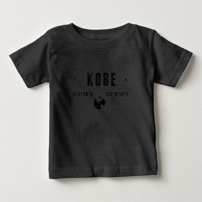Camiseta Para Bebê Kobe (Frente)
