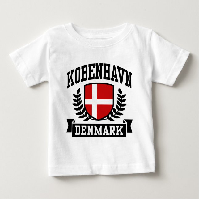 Camiseta Para Bebê Kobenhavn (Frente)