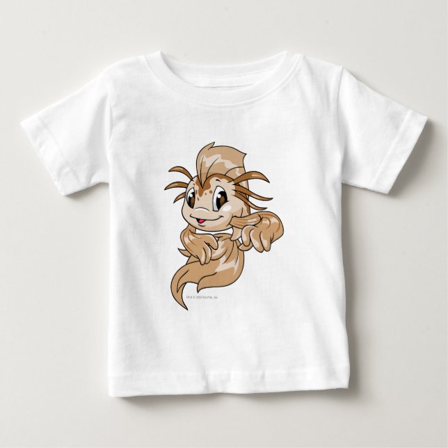 Camiseta Para Bebê Koi Brown (Frente)