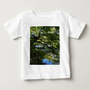 Camiseta Para Bebê Koi Pond no Jardim Chinês