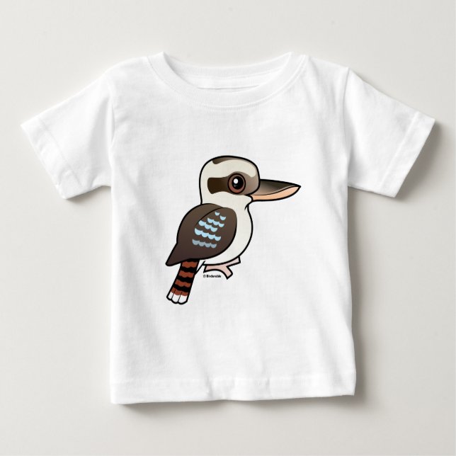 Camiseta Para Bebê Kookaburra de riso (Frente)