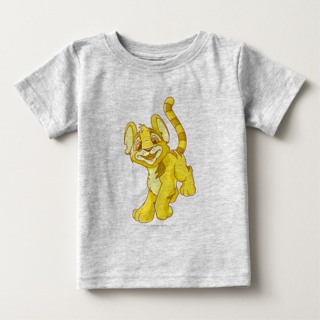 Camiseta Para Bebê Kougra Dourado (Frente)