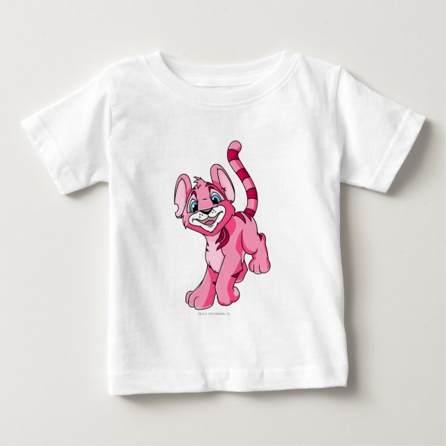 Camiseta Para Bebê Kougra Pink (Frente)