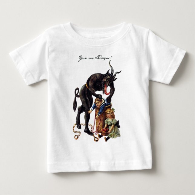Camiseta Para Bebê Krampus (Frente)