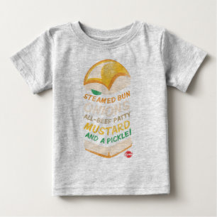 Camiseta Para Bebê Krystal empilhou