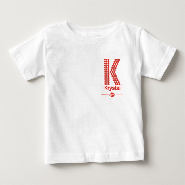 Camiseta Para Bebê Krystal K grande (Frente)