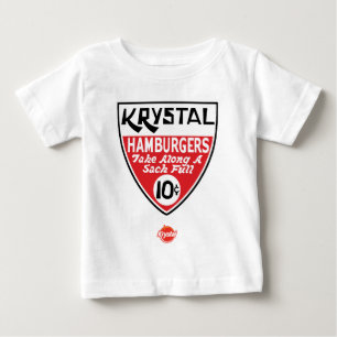 Camiseta Para Bebê Krystal protetor de 10 centavos