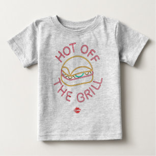 Camiseta Para Bebê Krystal quente fora da grade