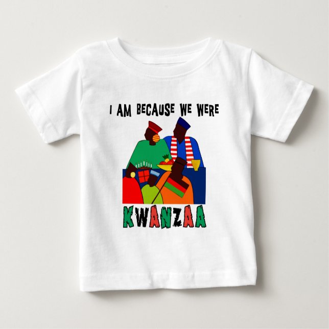 Camiseta Para Bebê Kwanzaa (Frente)
