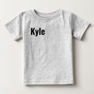 Camiseta Para Bebê Kyle Mens Name,