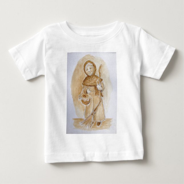 Camiseta Para Bebê La Befana (Frente)