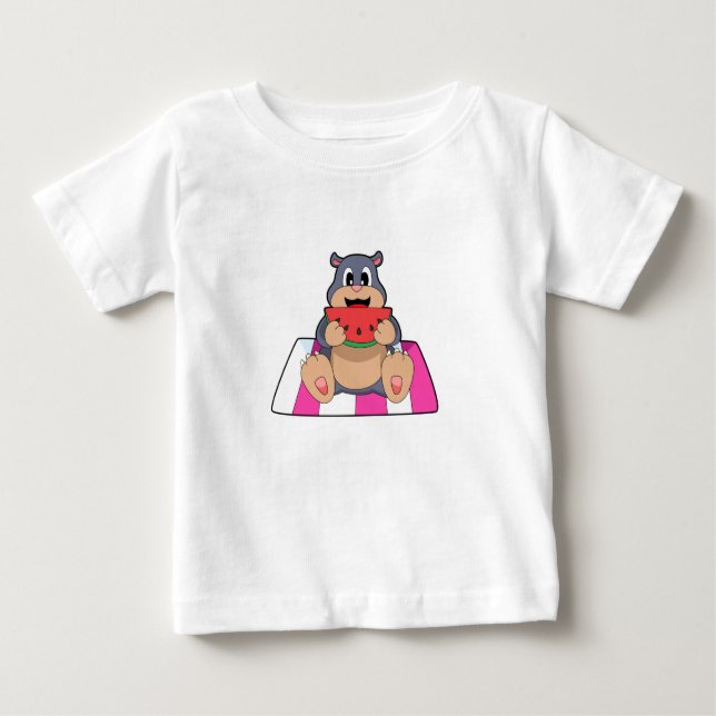 Camiseta Para Bebê Lã com melancia.PNG (Frente)