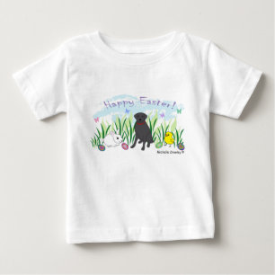 Camiseta Para Bebê laboratório negro