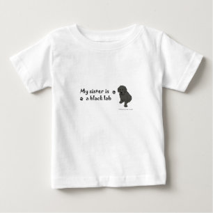 Camiseta Para Bebê laboratório preto