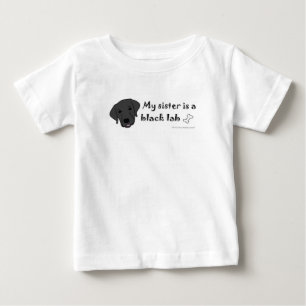 Camiseta Para Bebê laboratório preto