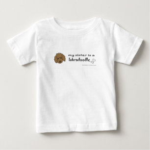 Camiseta Para Bebê labradoodle