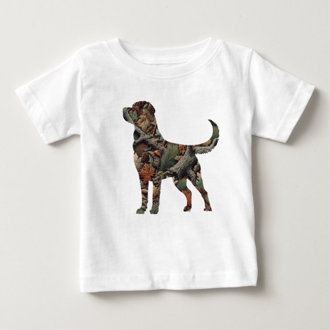Camiseta Para Bebê Labrador Retriever Baby T-Shirt (Frente)