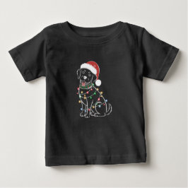 Camiseta Para Bebê Labrador Retrievers Natal