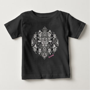 Camiseta Para Bebê Lace Floral Harmony