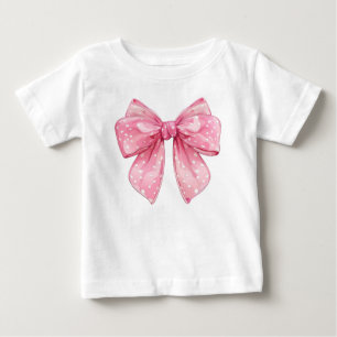 Camiseta Para Bebê Laco Coquete Bolinhas