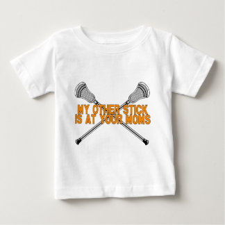 Camiseta Para Bebê Lacrosse minha outra vara