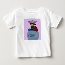 Camiseta Para Bebê Ladra de Biscoitos Chihuahua